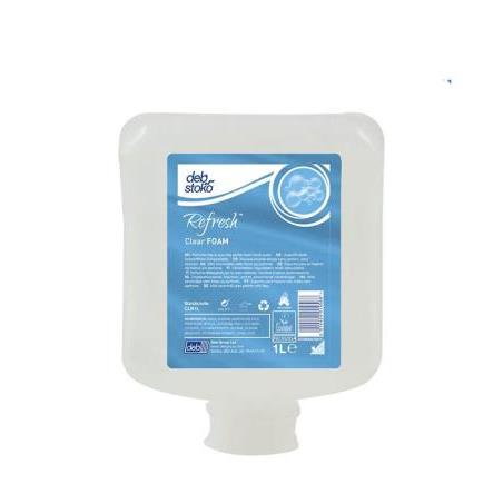 Carga jabón espuma Deb Refresh Clear Foam 6x1L