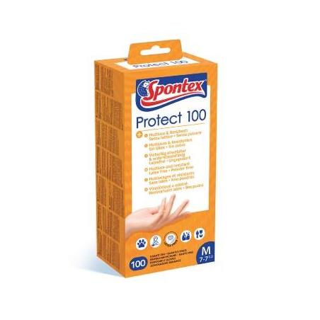 Guantes Spontex Protect 100 sin látex 100 uds | Quifyl