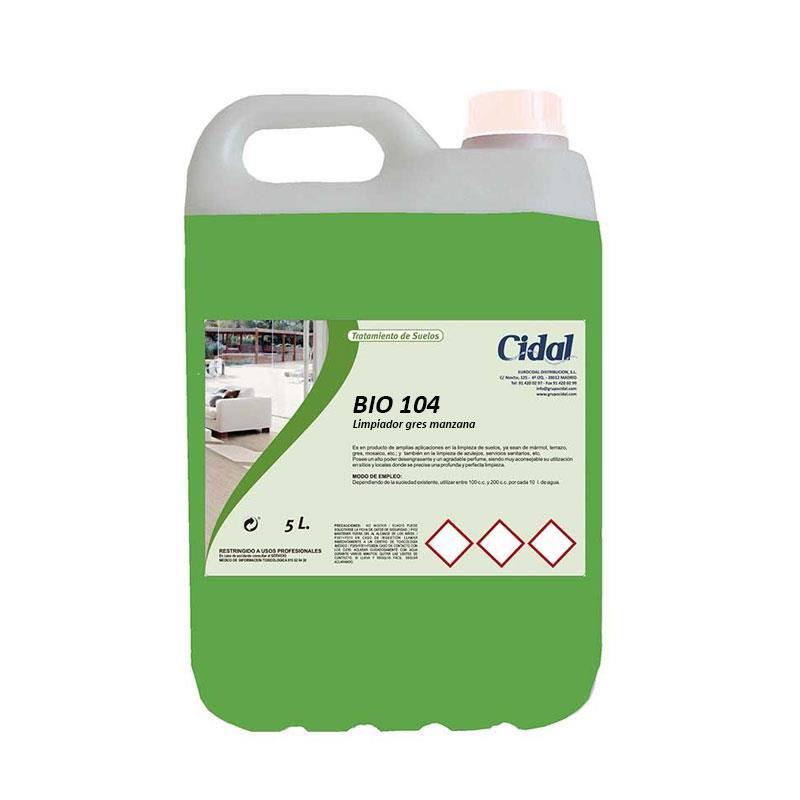 Limpiador neutro multiusos Cidal Bio 104 5L