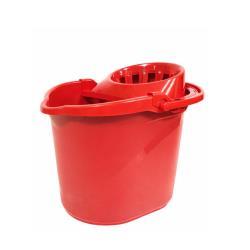 ubo fregona ergonómico ovalado con escurridor rojo