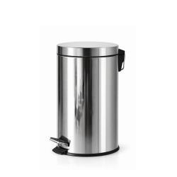 Papelera pedal inox 12L Lytec brillo con cubo interior extraíble