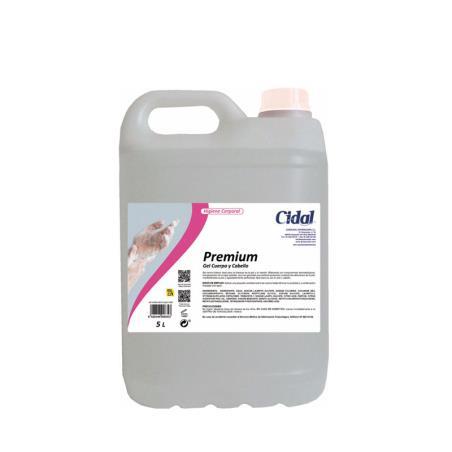 gel cuerpo y cabello cidal 5 litros profesional