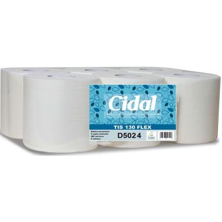 Rollo de toalla mecha doble capa Cidal D5024 6 uds