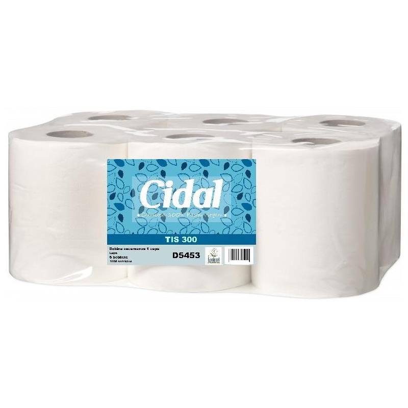 Rollo de toalla mecha 1 Capa Cidal 6 unidades