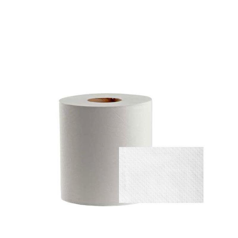 Rollo de toalla mecha mini doble capa Cidal 12 ud