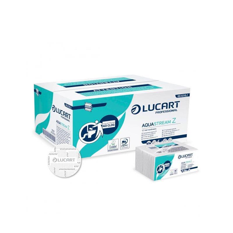 Toalla secamanos ZZ Lucart Aquastream 3630uds