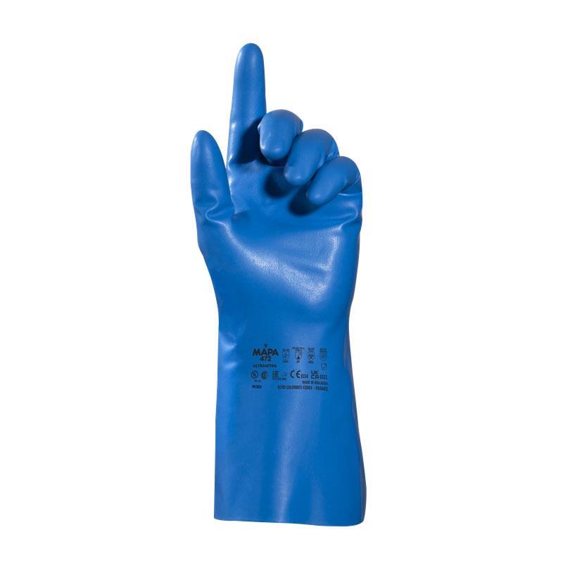 Guantes MAPA Ultranitril 472 T8 nitrilo precisión 10 pares