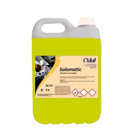 Detergente para lavavajillas Cidal Solomatic líquido 6Kg