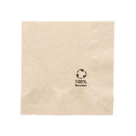 Servilleta papel reciclado  20x20 cm 4800 uds