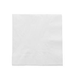 Servilletas dos capas 25x25cm color blanco 4800uds