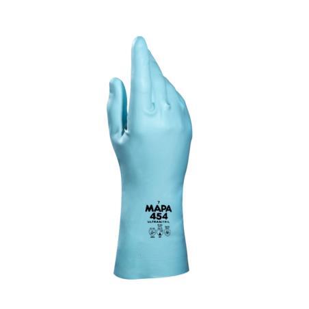 Guantes Mapa Ultranitril 454 flocados T9 10 pares