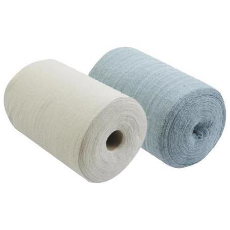 Bayeta de punto en rollo azul o blanco 30cm x 20m 1uds