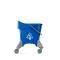 Cubo 30L con ruedas TTS + prensa color azul. 1ud