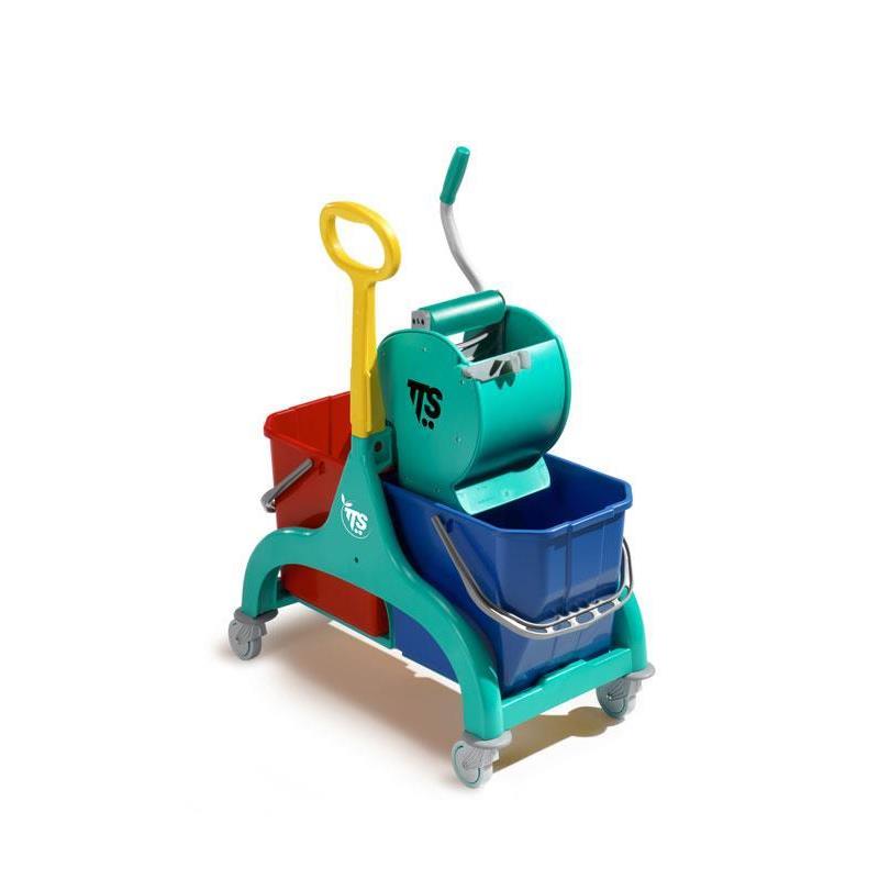 Carro de limpieza con asa TTS Nick Dry doble 2x25L