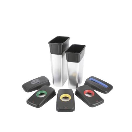 Tapa contenedor Vileda Geo para Latas | Reciclaje de Latas en Rojo, Verde y Amarillo
