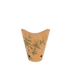 Vaso cartón para fritos Feel green 480mll 16oz  1000uds