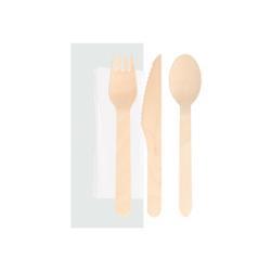 set cubiertos ecológicos take away hostelería