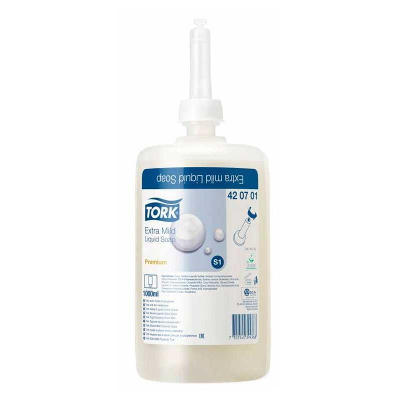 Jabón multiusos suave Tork 1L