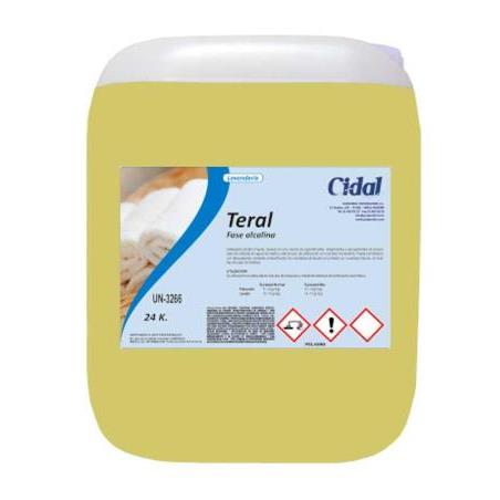Detergente alcalino líquido Cidal Teral 24Kg 1ud