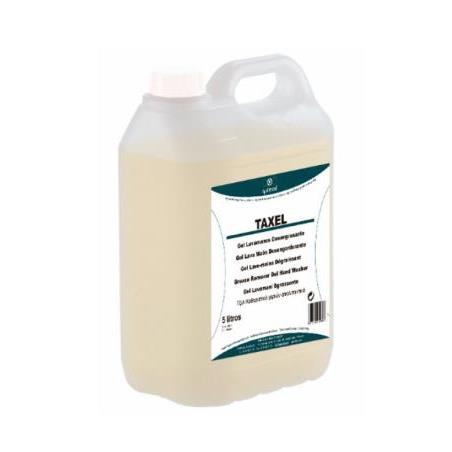 Jabón para manos desengrasante Quimxel Taxel en formato gel. 5L