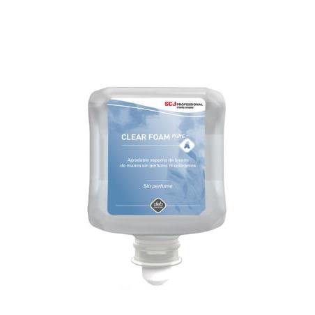 Carga Jabón espuma Deb Clear Foam Pure 1,2l pack de 3uds