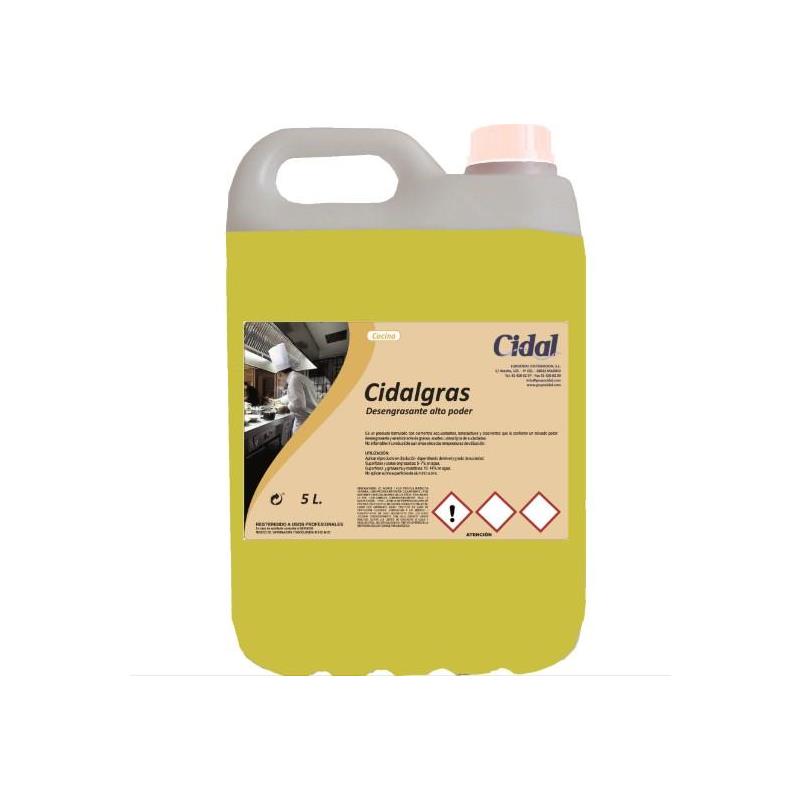 Desengrasante Líquido Cidal 5L | Limpieza Profunda y Eficaz