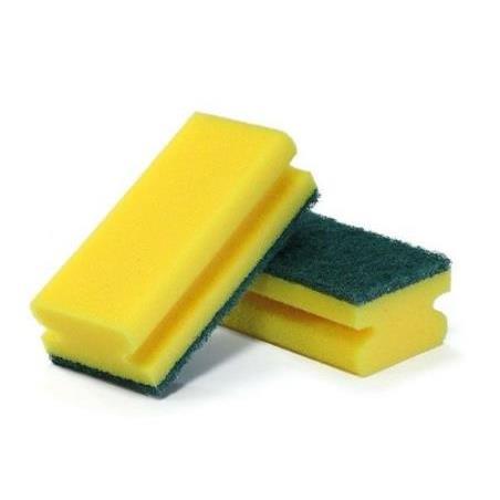 Estropajo Salvauñas Fibra Verde 7x14 cm Cidal 1 Ud