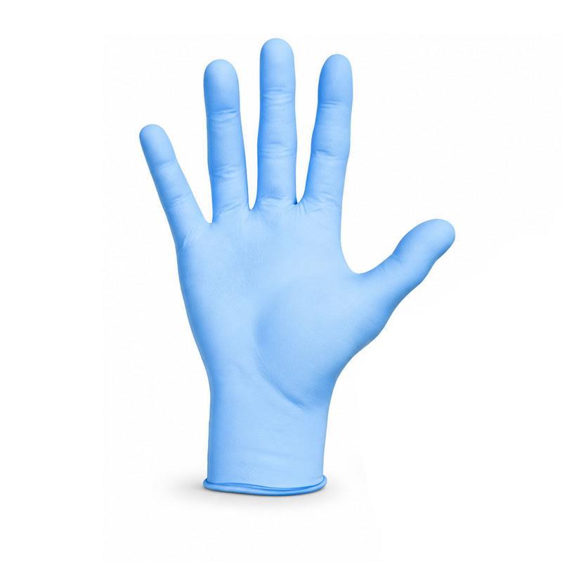 Guantes de nitrilo azul sin polvo Nitriflex talla XL caja de 100 unidades