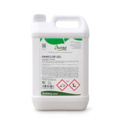 Limpiador clorado para superficies SANICLOR GEL Auridal 5l