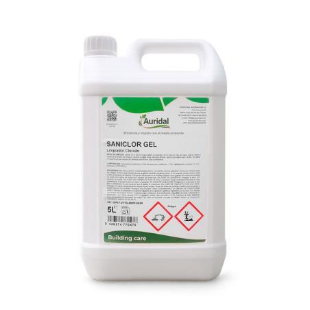 Limpiador clorado para superficies SANICLOR GEL Auridal 5l
