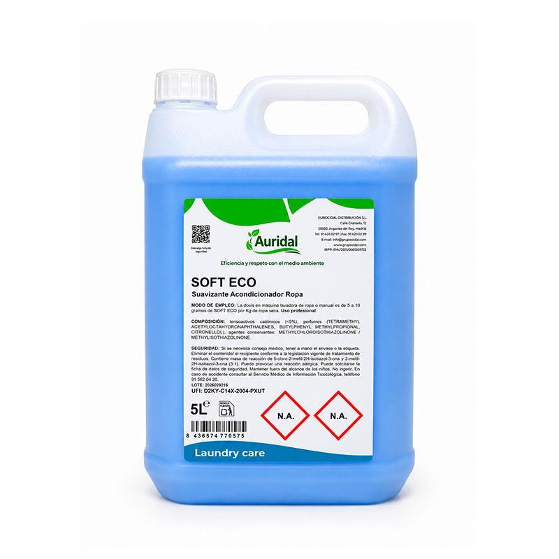 Suavizante concentrado para textiles SOFT ECO Auridal 5L