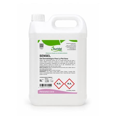 Gel dermatológico para cuerpo y cabello SENSEL Auridal 5 L
