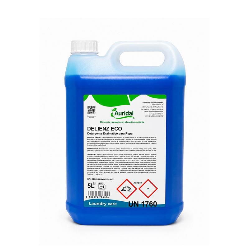 Detergente líquido enzimático para ropa DELIENZ ECO Auridal 5L