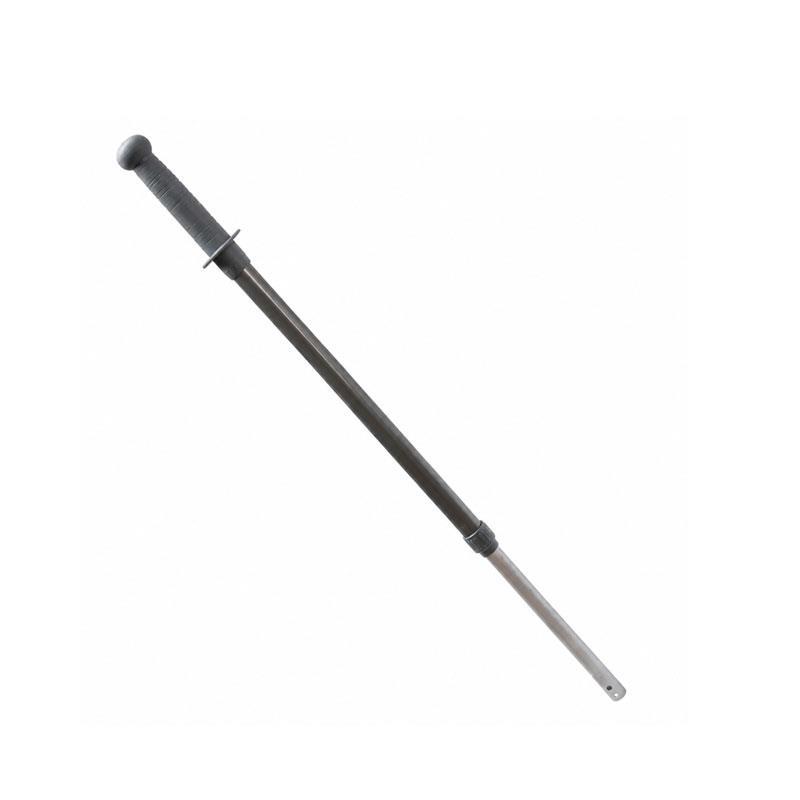 Mango extensible de aluminio gris antracita regulable de 90 a 160 cm