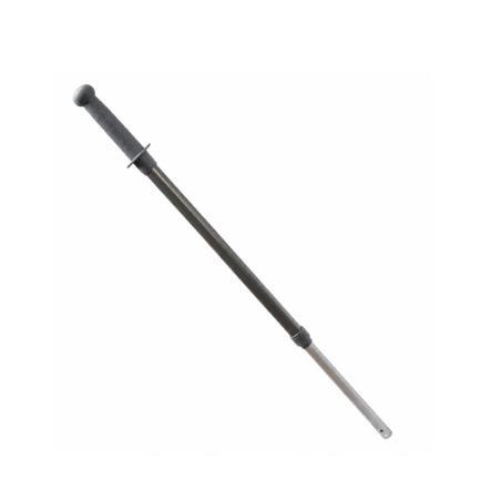 Mango extensible de aluminio gris antracita regulable de 90 a 160 cm