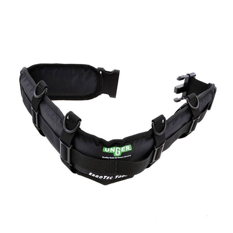 Cinturón UNGER ErgoTec® acolchado para cartucheras y herramientas de limpieza profesional