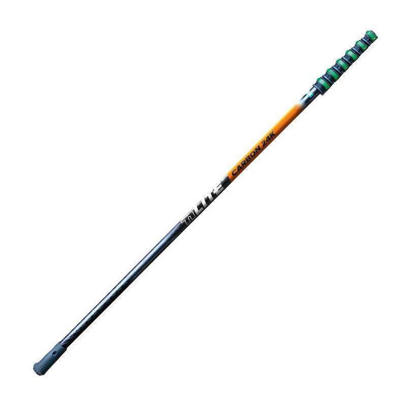 Mango Telescópico UNGER nLITE® Carbon 24K para limpieza profesional de cristales con agua purificada