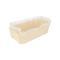 Barquilla de madera con molde siliconado  23x13x7 cm.